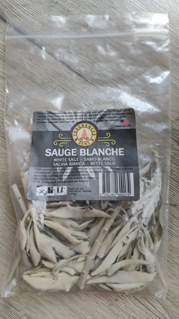 Sauge blanche de Californie 25gr - Fumigation