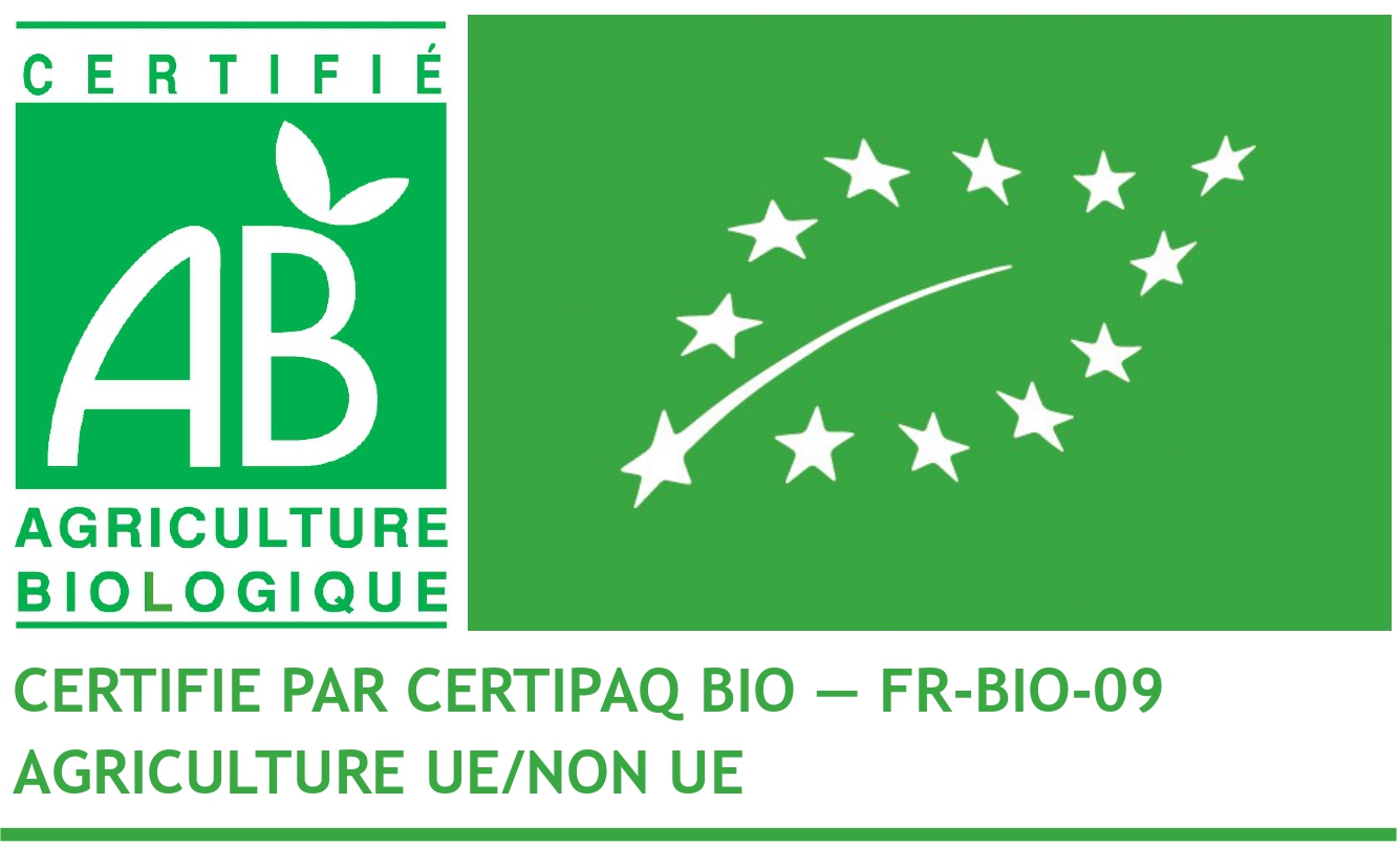 Logo bio EU FR Certipaq bio