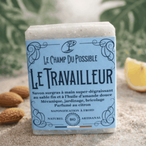 Le Travailleur – Savon surgras bio dégraissant mains